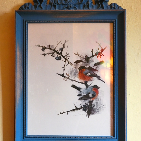 Vintage Multimedia Art with Distressed Frame - Picture 8 of 11